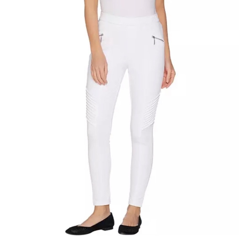 H by Halston White Jeggings Size 16 Petite